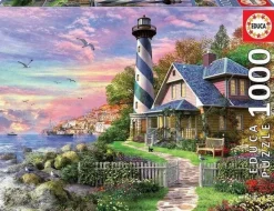 Educa 1000 Pieces* - Lighthouse At Rock Bay - 1000 Piece Jigsaw Puzzle