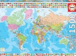 Educa 1500 Pieces* - Map Of The World - 1500 Piece Jigsaw Puzzle