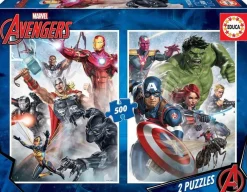 Educa 500 Pieces* - Marvel Avengers - 2 X 500 Piece Jigsaw Puzzle
