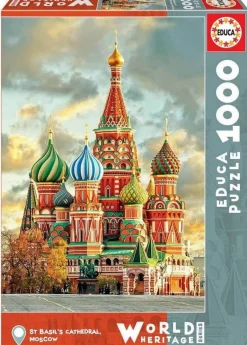 Educa 1000 Pieces* - St Basils Catherdral - Moscow - 1000 Piece Jigsaw Puzzle