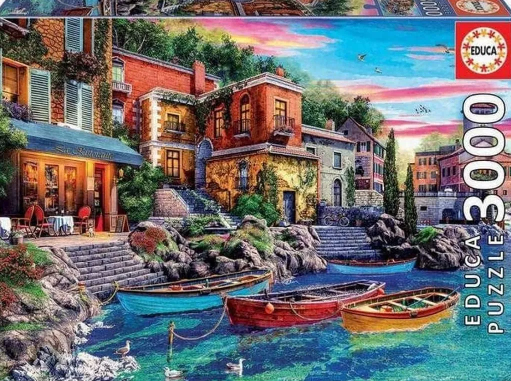Educa 3000 Pieces & Above* - Sunset In Como - 3000 Piece Jigsaw Puzzle
