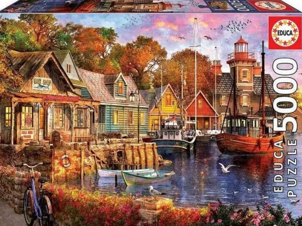 Educa 3000 Pieces & Above* - The Harbour Evening - 5000 Piece Jigsaw Puzzle