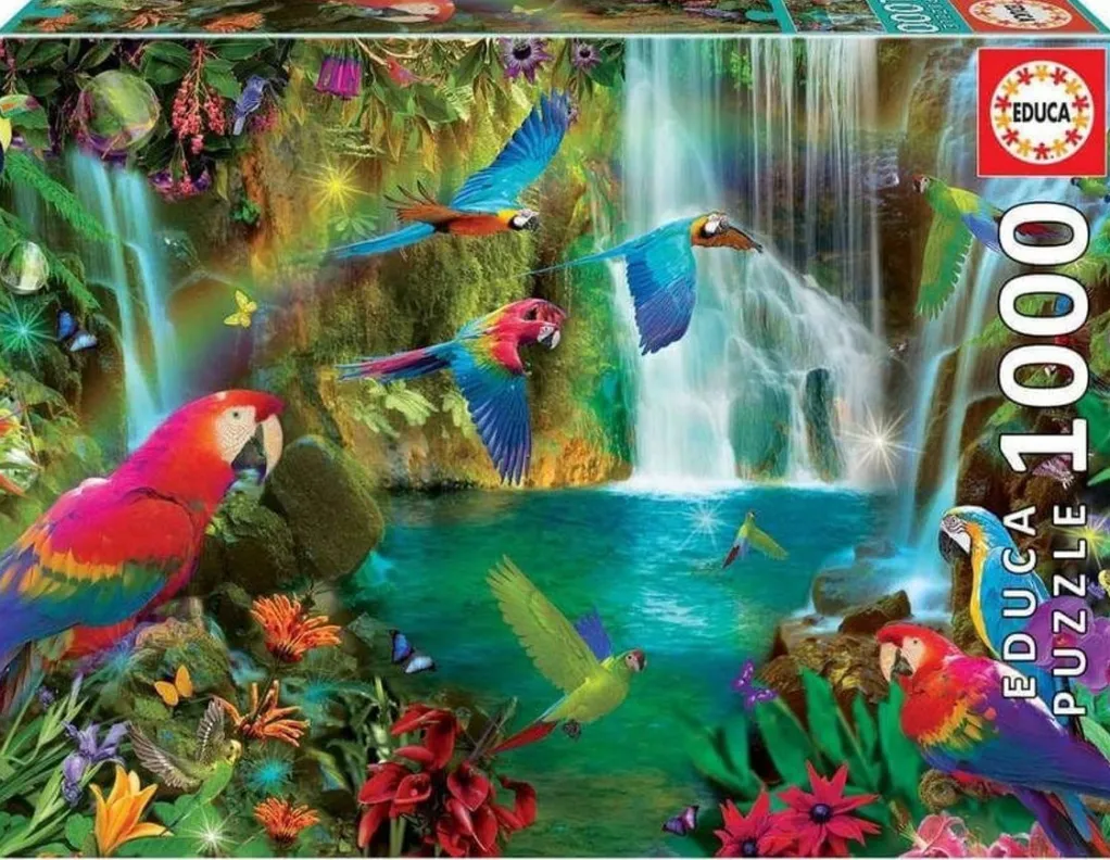 Educa 1000 Pieces* - Tropical Parrots - 1000 Piece Jigsaw Puzzle