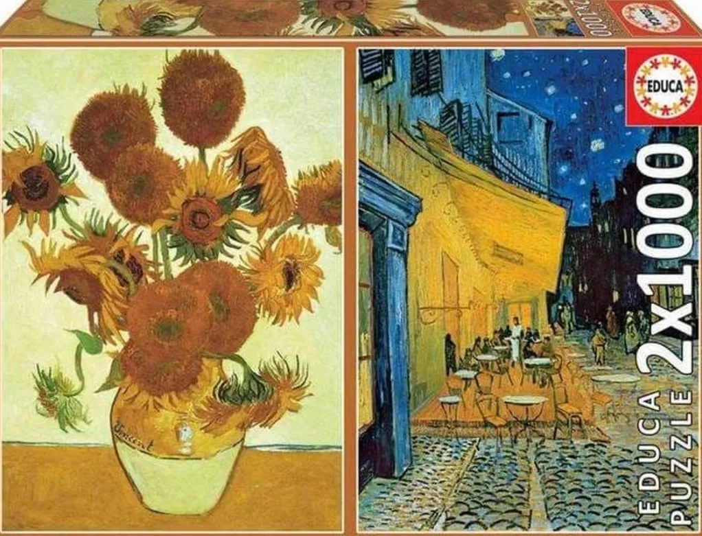 Educa 1000 Pieces* - Vincent Van Gogh Multi Pack - 1000 Piece Jigsaw Puzzle