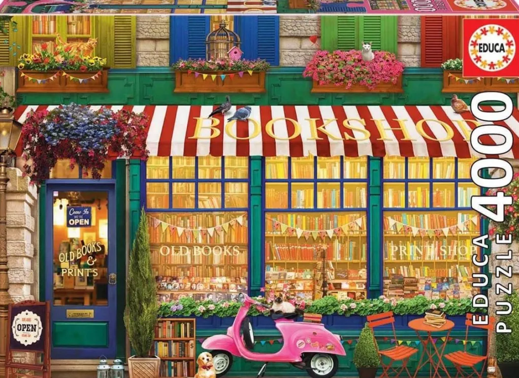 Educa 3000 Pieces & Above* - Vintage Bookshop - 4000 Piece Jigsaw Puzzle
