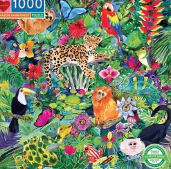 Eeboo 1000 Pieces* - Amazon Rainforest - 1000 Piece Jigsaw Puzzles