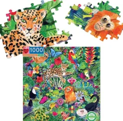 Eeboo 1000 Pieces* - Amazon Rainforest - 1000 Piece Jigsaw Puzzles