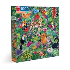 Eeboo 1000 Pieces* - Amazon Rainforest - 1000 Piece Jigsaw Puzzles