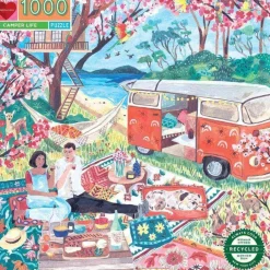 Eeboo 1000 Pieces* - Camper Life - 1000 Piece Jigsaw Puzzles