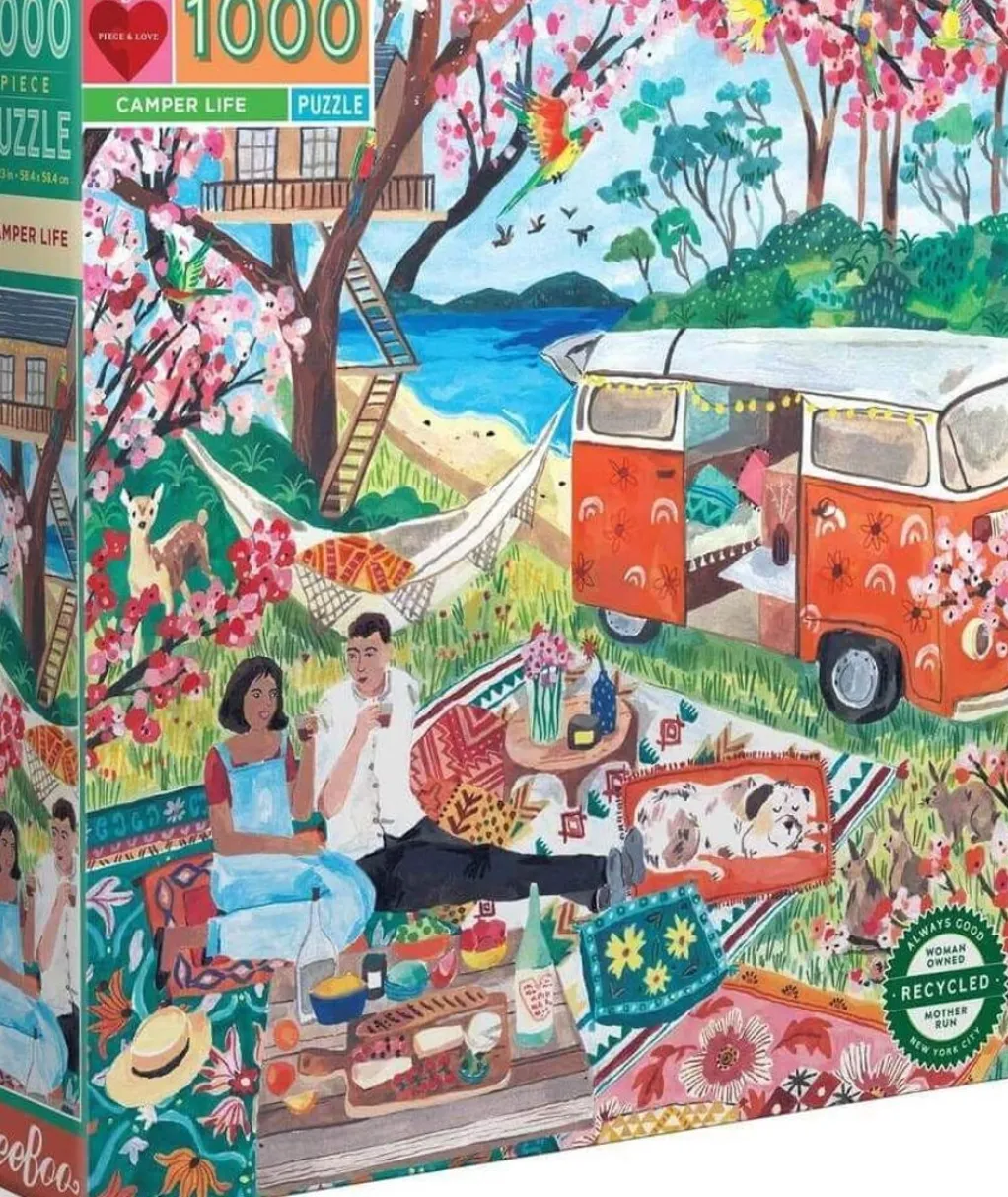 Eeboo 1000 Pieces* - Camper Life - 1000 Piece Jigsaw Puzzles