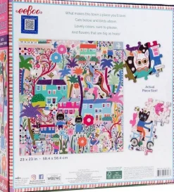 Eeboo 1000 Pieces* - Cats Around Town - 1000 Piece Jigsaw Puzzle