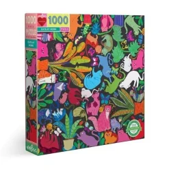 Eeboo 1000 Pieces* - Cats At Work - 1000 Piece Jigsaw Puzzles