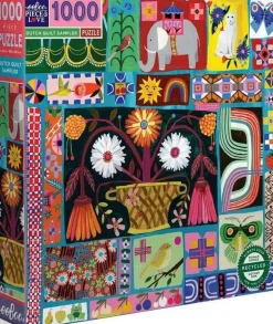 Eeboo 1000 Pieces* - Dutch Quilt Sampler - 1000 Piece Jigsaw Puzzle