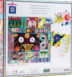 Eeboo 1000 Pieces* - Dutch Quilt Sampler - 1000 Piece Jigsaw Puzzle