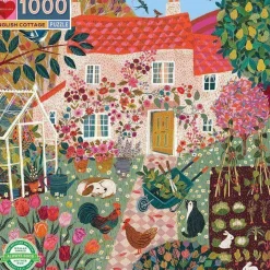 Eeboo 1000 Pieces* - English Cottage - 1000 Piece Jigsaw Puzzles