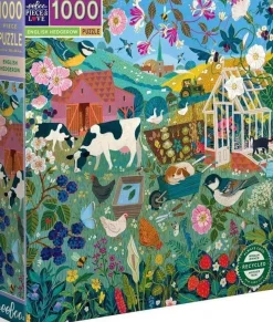 Eeboo 1000 Pieces* - English Hedgerow - 1000 Piece Jigsaw Puzzle
