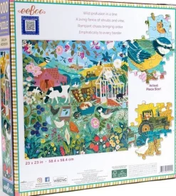 Eeboo 1000 Pieces* - English Hedgerow - 1000 Piece Jigsaw Puzzle