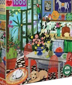Eeboo 1000 Pieces* - Green Kitchen - 1000 Piece Jigsaw Puzzles