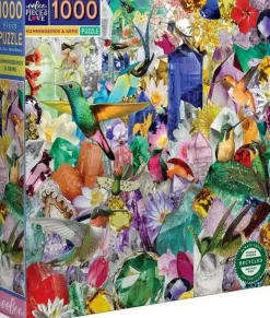 Eeboo 1000 Pieces* - Hummingbirds And Gems - 1000 Piece Jigsaw Puzzle