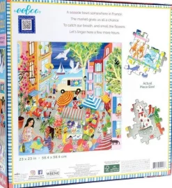 Eeboo 1000 Pieces* - Marketplace In France - 1000 Piece Jigsaw Puzzle