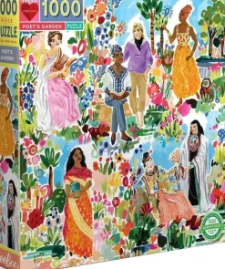 Eeboo 1000 Pieces* - Poets Garden - 1000 Piece Jigsaw Puzzles