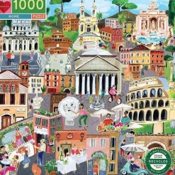Eeboo 1000 Pieces* - Rome - 1000 Piece Jigsaw Puzzles
