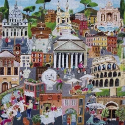 Eeboo 1000 Pieces* - Rome - 1000 Piece Jigsaw Puzzles