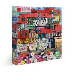 Eeboo 1000 Pieces* - Whimsical Village - 1000 Piece Jigsaw Puzzles