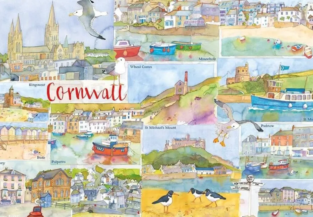Great British Jigsaws 1000 Pieces*Emma Ball - Cornwall - 1000 Piece Jigsaw Puzzle