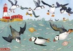 Great British Jigsaws 1000 Pieces*Emma Ball - Diving Puffins - 1000 Piece Jigsaw Puzzle