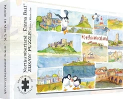 Great British Jigsaws 1000 Pieces*Emma Ball - Northumberland - 1000 Piece Jigsaw Puzzle