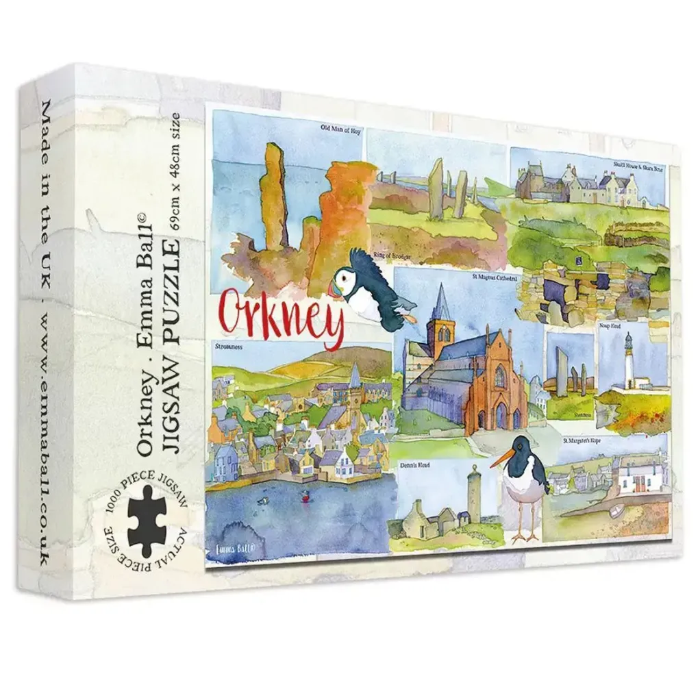 Great British Jigsaws 1000 Pieces*Emma Ball - Orkney - 1000 Piece Jigsaw Puzzle