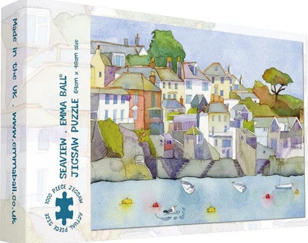 Great British Jigsaws 1000 Pieces*Emma Ball - Sea View - 1000 Piece Jigsaw Puzzle
