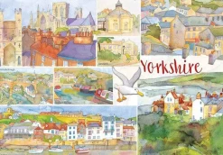 Great British Jigsaws 1000 Pieces*Emma Ball - Yorkshire - 1000 Piece Jigsaw Puzzle