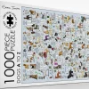 Great British Jigsaws 1000 Pieces*Emma Joustra - A To Z Dogs - 1000 Piece Jigsaw Puzzle