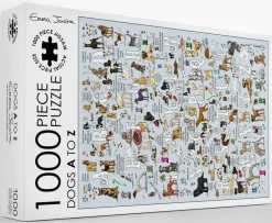 Great British Jigsaws 1000 Pieces*Emma Joustra - A To Z Dogs - 1000 Piece Jigsaw Puzzle