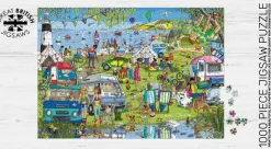 Great British Jigsaws 1000 Pieces*Emma Joustra - Camping Chaos - 1000 Piece Jigsaw Puzzle