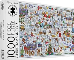 Great British Jigsaws 1000 Pieces*Emma Joustra - Christmas A-Z - 1000 Piece Jigsaw Puzzle