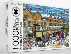 Great British Jigsaws 1000 Pieces*Emma Joustra - Christmas Towpath - 1000 Piece Jigsaw Puzzle
