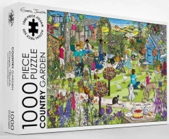 Great British Jigsaws 1000 Pieces*Emma Joustra - Country Garden - 1000 Piece Jigsaw Puzzle