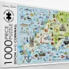 Great British Jigsaws 1000 Pieces*Emma Joustra - Devon And Cornwall - 1000 Piece Jigsaw Puzzle