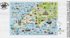 Great British Jigsaws 1000 Pieces*Emma Joustra - Devon And Cornwall - 1000 Piece Jigsaw Puzzle