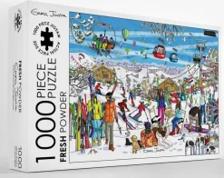 Great British Jigsaws 1000 Pieces*Emma Joustra - Fresh Powder - 1000 Piece Jigsaw Puzzle