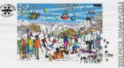 Great British Jigsaws 1000 Pieces*Emma Joustra - Fresh Powder - 1000 Piece Jigsaw Puzzle