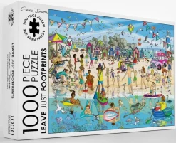 Great British Jigsaws 1000 Pieces*Emma Joustra - Leave Just Footprints - 1000 Piece Jigsaw Puzzle