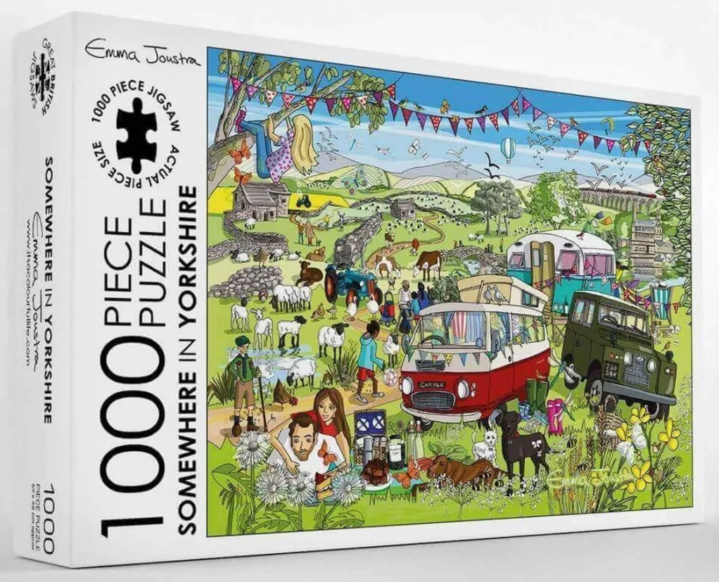 Great British Jigsaws 1000 Pieces*Emma Joustra - Somewhere In Yorkshire - 1000 Piece Jigsaw Puzzle