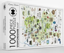 Great British Jigsaws 1000 Pieces*Emma Joustra - Staffordshire - 1000 Piece Jigsaw Puzzle