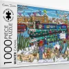 Great British Jigsaws 1000 Pieces*Emma Joustra - Winter Canal - 1000 Piece Jigsaw Puzzle