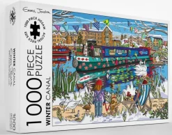 Great British Jigsaws 1000 Pieces*Emma Joustra - Winter Canal - 1000 Piece Jigsaw Puzzle