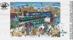Great British Jigsaws 1000 Pieces*Emma Joustra - Winter Canal - 1000 Piece Jigsaw Puzzle